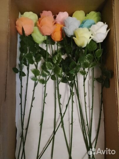 Роза из мыла