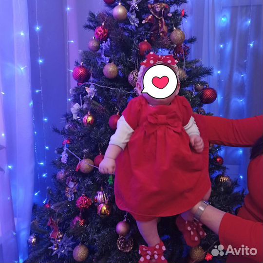 Платье для девочки 62-68