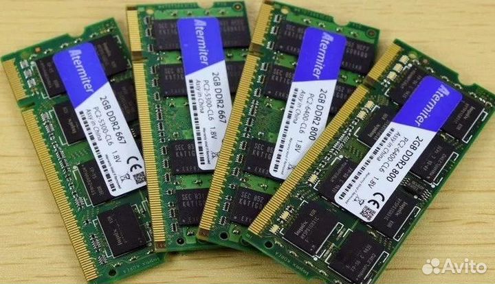 Оперативная память DDR2 Hynix для ноутбука 2gb