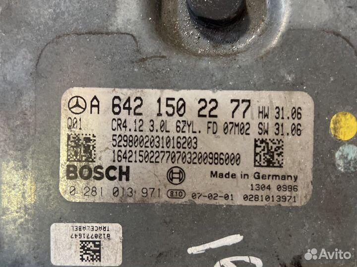 Блок управления двигателем Мерседес Ml164 GL164