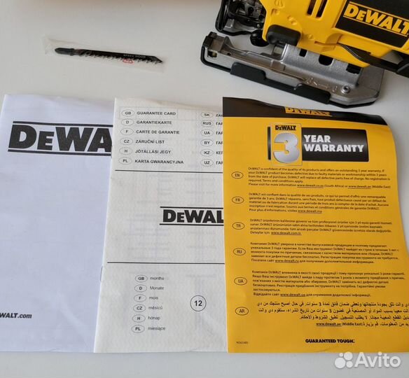 Новый Электро-лобзик dewalt Оригинал/Комплект