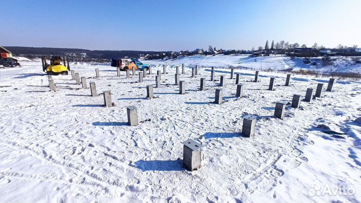 Жб сваи. Фундамент на жб сваях под ключ