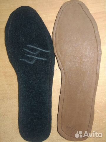 Стельки кожаные натуральные
