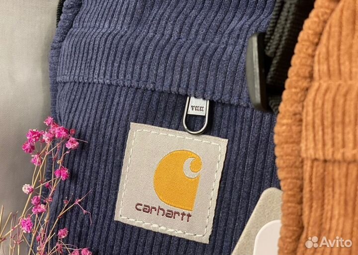 Сумка carhartt вельветовая