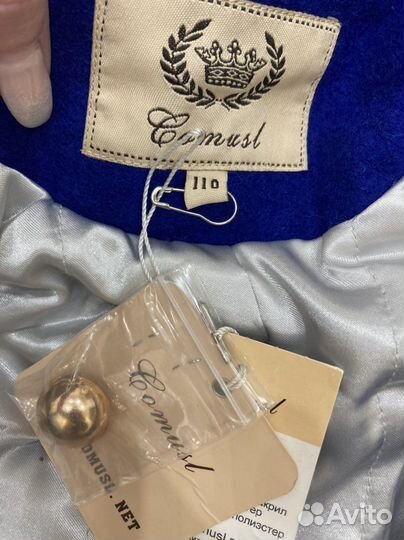 Пальто для девочки 110