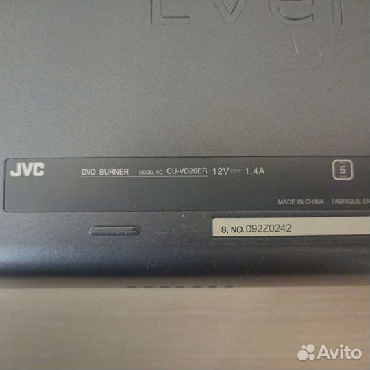 DVD-RW привод внешний JVC CU-VD20ER
