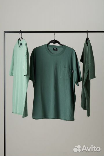 Футболка Stussy Short Sleeve Basic Pocket Tee