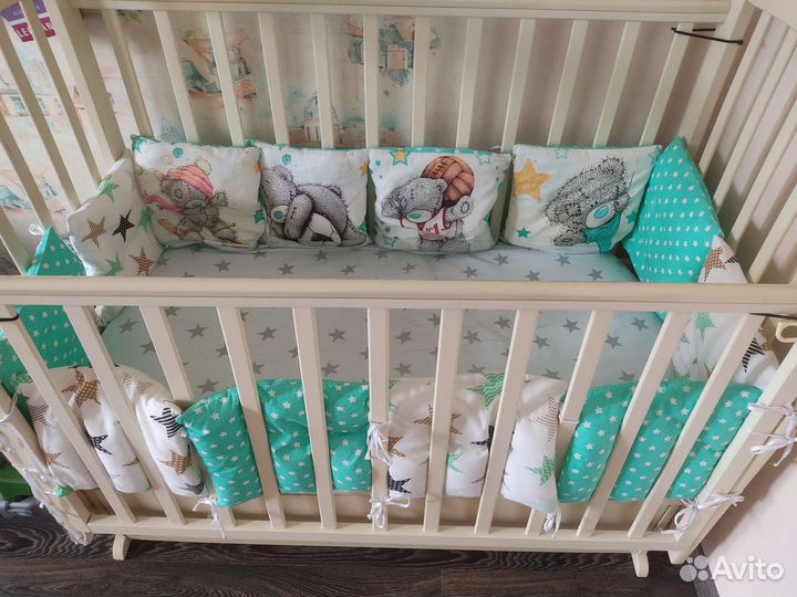 Бортики в кроватку