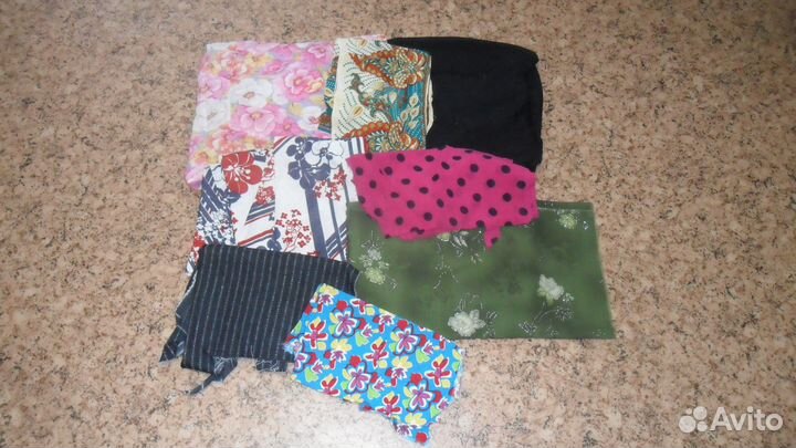 Отрезы и куски тканей