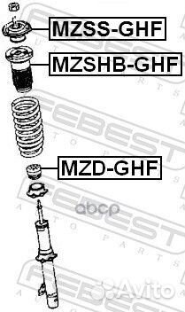 Опора амортизатора перед mzss-GHF mzss-GHF Febest