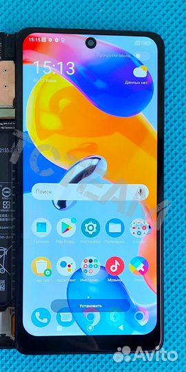 Дисплей для Xiaomi Redmi Note 10 Pro в рамке