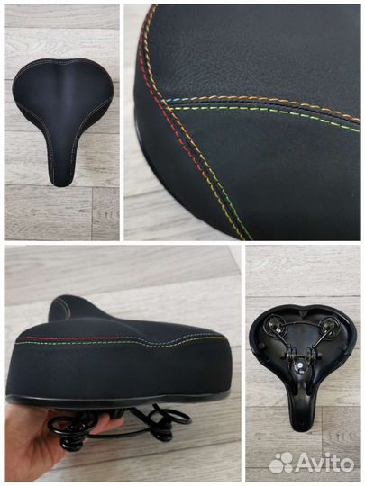Седло для велосипеда, велоседло широкое