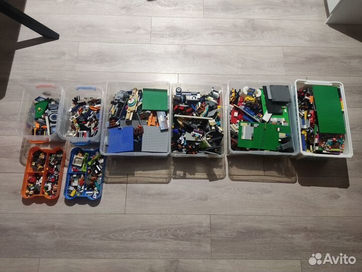 Продам рассыпное/по коробкам lego, 17 кг