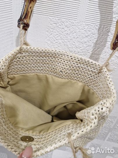 Сумка женская соломенная
