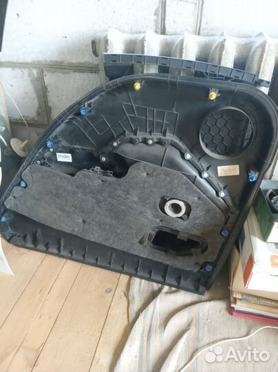 Обшивка (карта) двери задняя левая Kia Rio 3