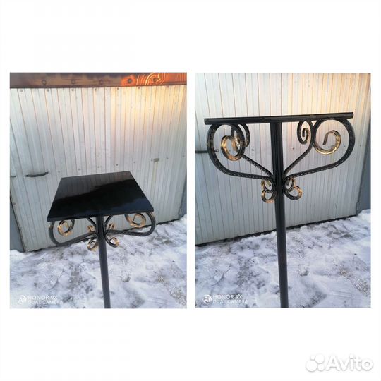 Столи и лавочка