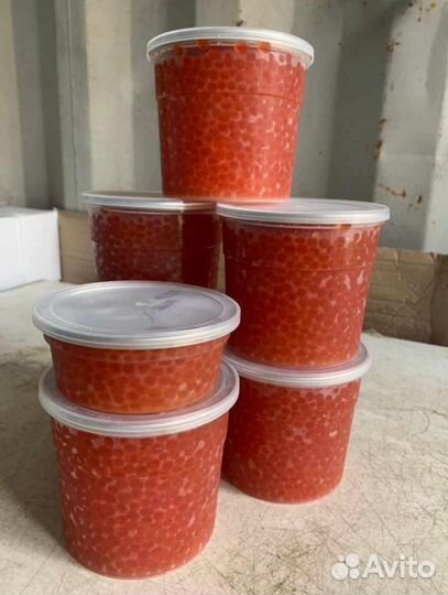 Красная икра кета