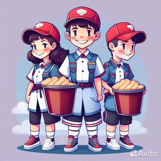 Сотрудник ресторана быстрого питания