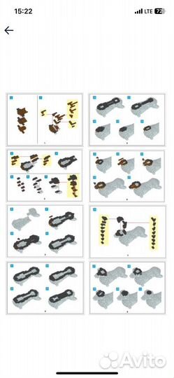 Конструктор 3D миниблоки собака новые