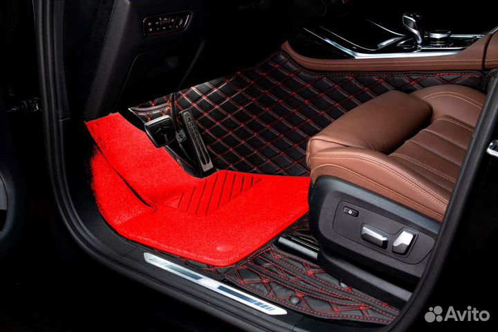 3D Коврики Range Rover Салон Багажник из Экокожи