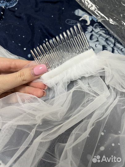 Фата на гребне новая