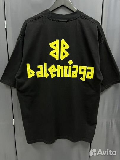 Balenciaga футболка оверсайз унисекс (топ 2024)