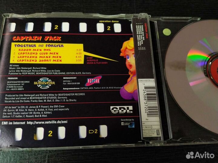 Captain Jack Together And Forever сд single