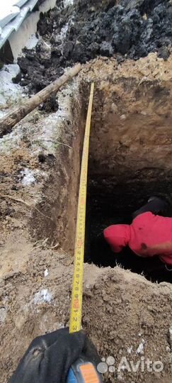 Септик из колец / Монтаж септика под ключ