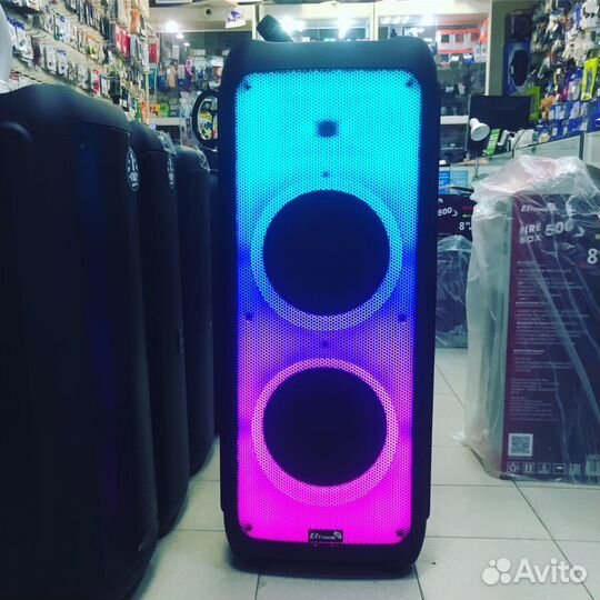 Колонка Eltronic 20-56 1500W 2 микрофона