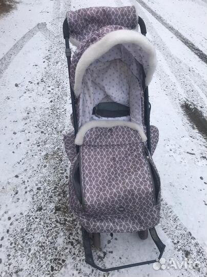Санки коляска ника 7