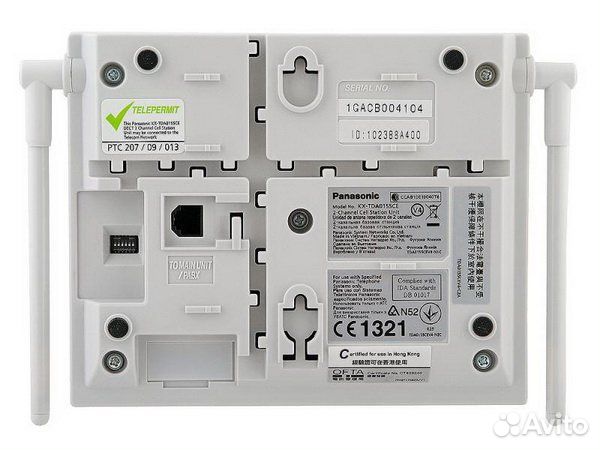 2 базовые станции dect Panasonic KX-TDA0155