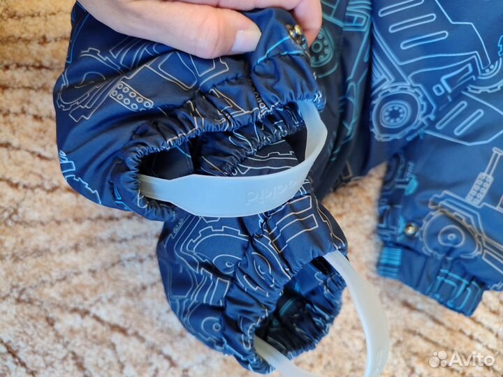 Зимний комбинезон crockid 74-80 + шапка шлем