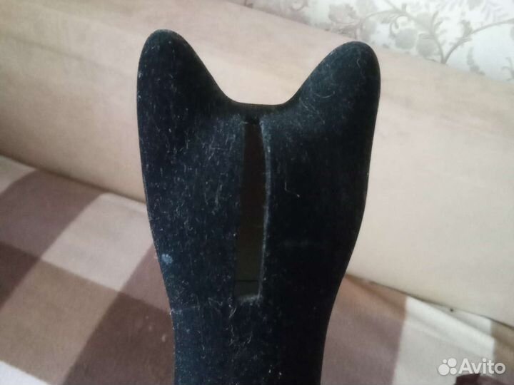 Кошка копилка фарфор бархотка высота 45 см