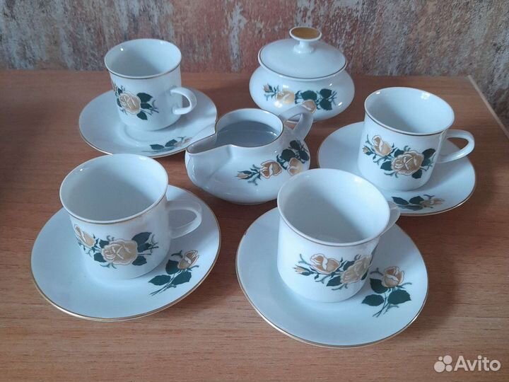 Сервиз кофейный freiberger porzellan гдр