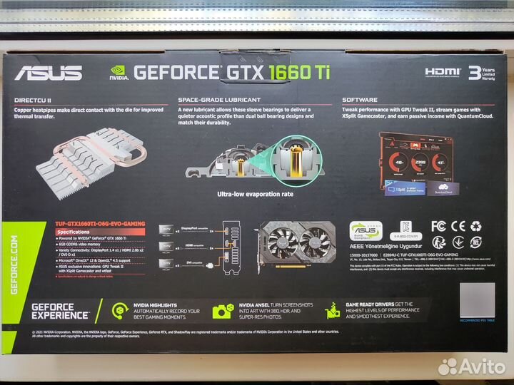 Видеокарта gtx 1660 ti asus tuf gaming Идеал