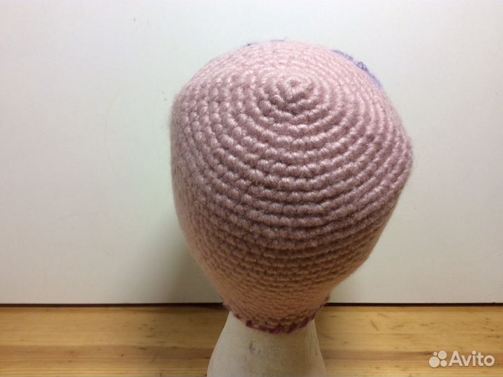 Шапочка в стиле прованс, размер 53-56, арт 218