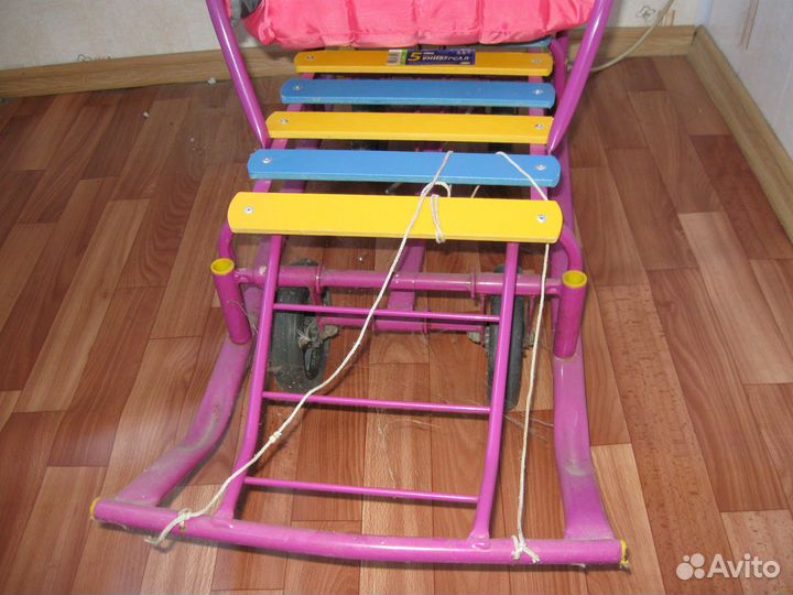 Детские санки коляска