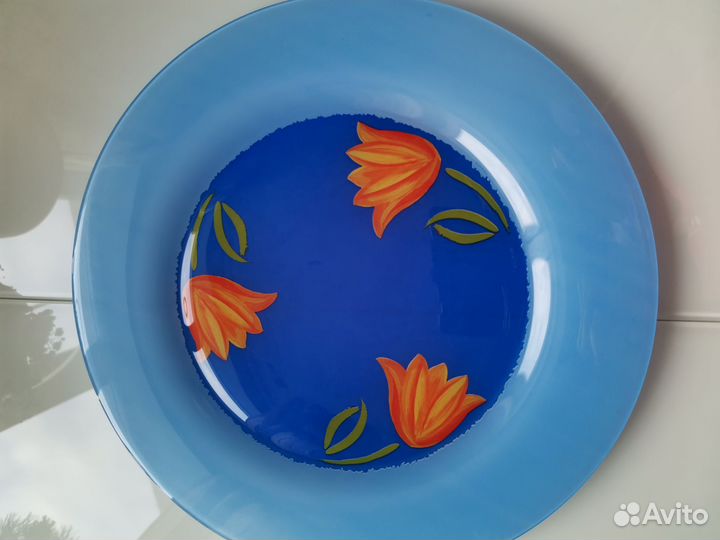 Luminarc большое плоское блюдо