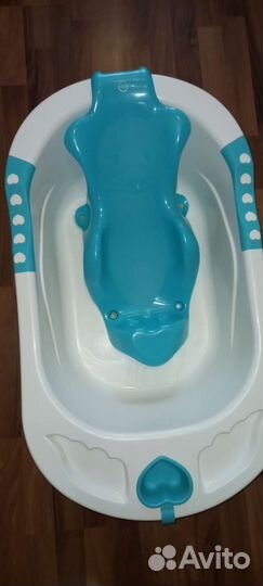 Ванночка для купания с горкой