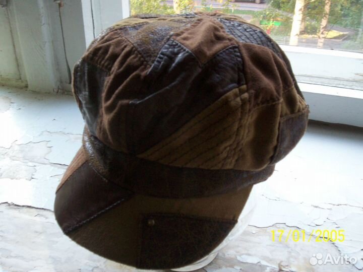 Кепка (натуральная кожа)