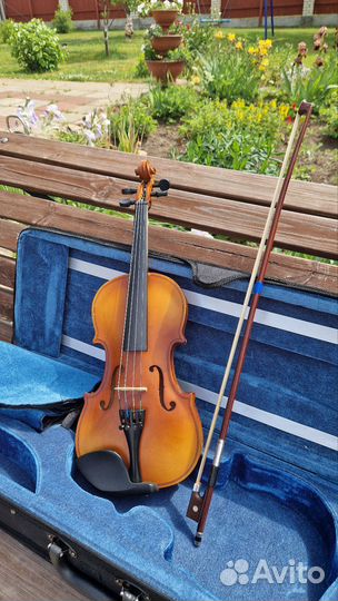 Скрипка 1 2 смычок кейс