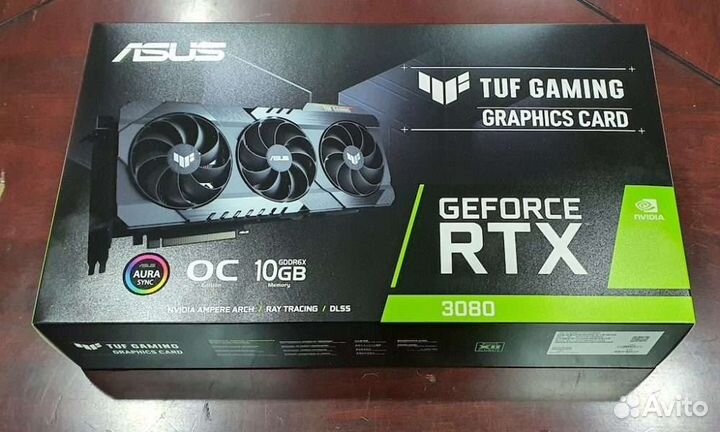 Видеокарта asus TUF RTX 3080 10G
