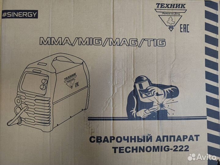 Сварочный инверторный полуавтомат technomig-222 си