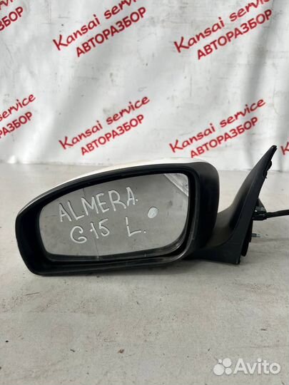 Зеркало левое Nissan Almera G15 5 контактов