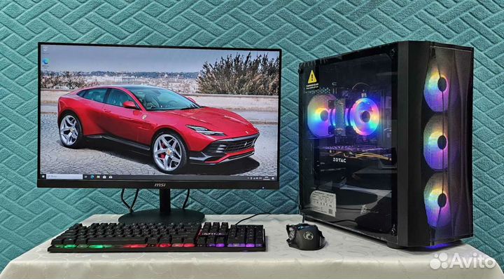 Игровой i5 10400f/16Gb/SSD512/rtx3060 12gb, новый