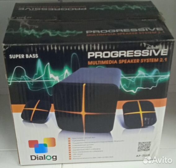 Новые колонки 2.1 dialog progressive AP и стойки