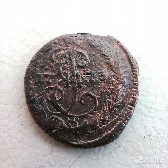Деньга 1773 года