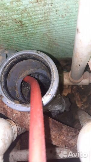 Прочистка канализации - устранение засора