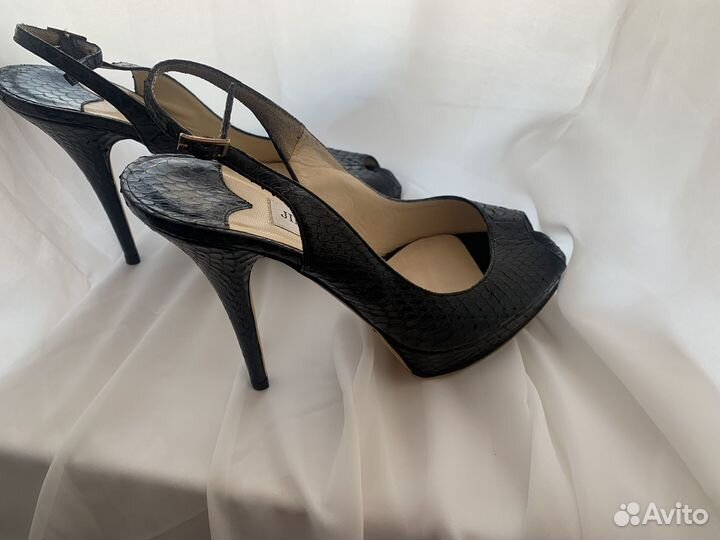 Босоножки jimmy choo 37 питон оригинал