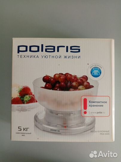 Весы кухонные механические polaris
